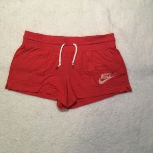 Red Vintage Nike Gym Shorts